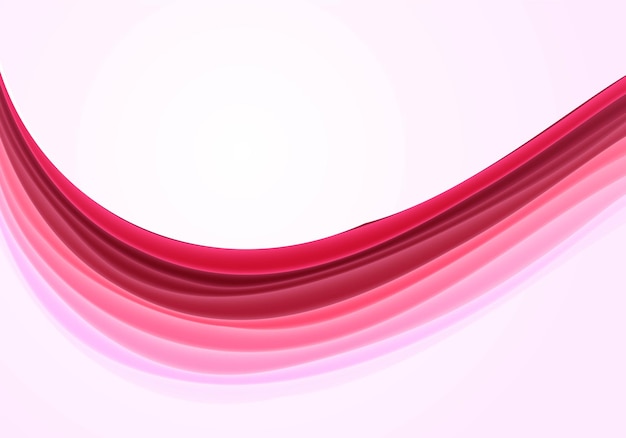 Kostenloser Vektor abstrakter fließender bunter rosa wellenhintergrund