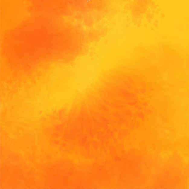 Abstrakter gelber und orange Aquarellbeschaffenheitshintergrund