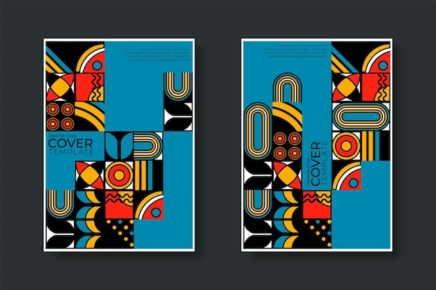 Abstrakter geometrischer hintergrund sammlung von business-vorlagen design-poster-cover-tapeten-notebook-katalog