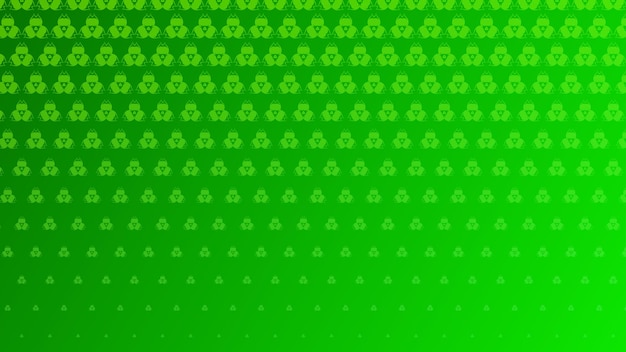 Abstrakter halbtonhintergrund von kleinen symbolen in grünen farben