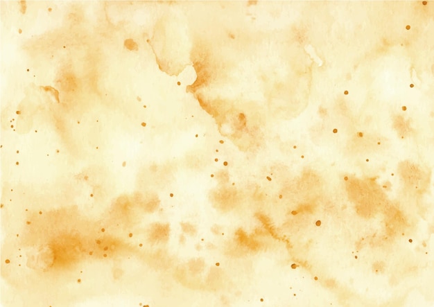 Abstrakter hintergrund des gelben fleckspritzens mit aquarell