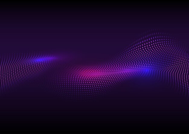 Abstrakter Hintergrund mit flüssigen Punkten
