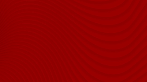 Abstrakter hintergrund von farbverlaufskurven in roten farben
