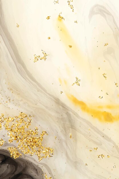 Abstrakter schwarzer Aquarell- und Goldglitterhintergrund