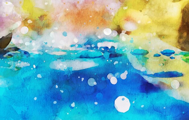 Abstrakter splash-aquarell-pinselstrich-hintergrund