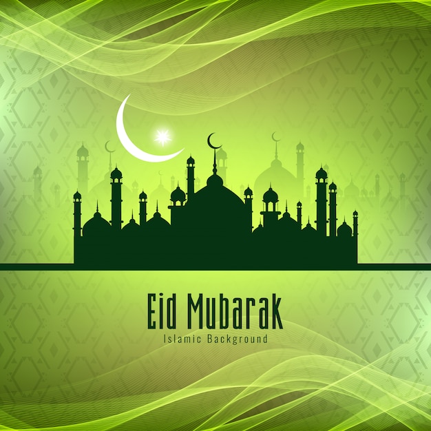 Abstrakter stilvoller eid mubarak festivalhintergrund