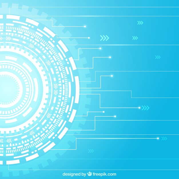 Abstrakter Technologiehintergrund