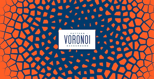 Abstrakter Voronoi-Texturmusterhintergrund