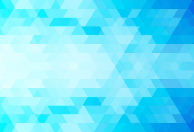 Abstraktes blaues dreieck formt hintergrund