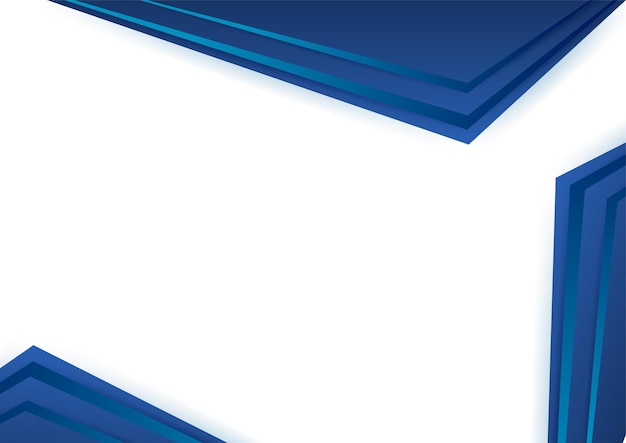 Abstraktes blaues hintergrundplakat mit dynamischer dreiecksrahmengrenze. blauer und weißer geschäftsdarstellungshintergrund mit modernem technologienetzkonzept. vektor-illustration. Premium Vektoren