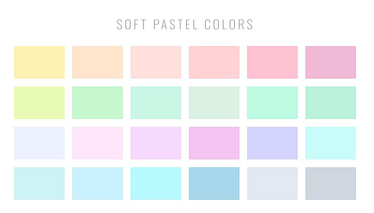 Kostenlose Vektor abstraktes farbpalette-banner-set für moderne werbung