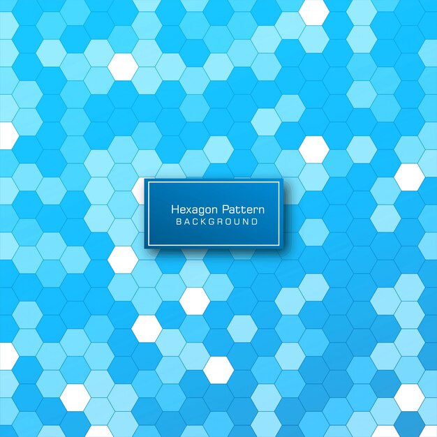 Abstraktes geometrisches Hexagonmuster Hintergrund