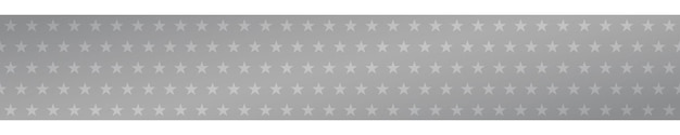 Abstraktes horizontales banner von kleinen sternen auf grauem hintergrund Premium Vektoren