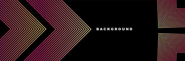 Abstraktes schwarzes Banner-Design