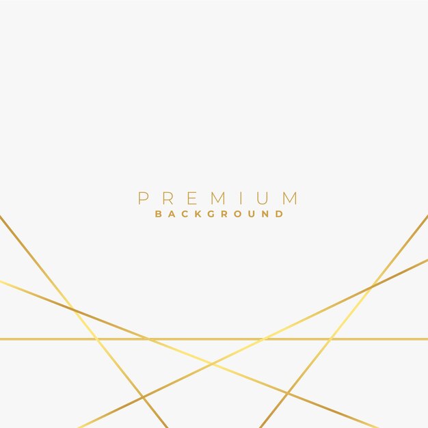 abstraktes und elegantes geometrisches goldenes Linien-Premium-Hintergrunddesign