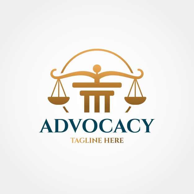 Advocate-Logo-Design-Vorlage