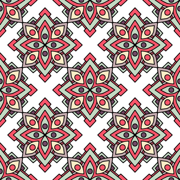 Stammes Ethnisches Buntes Bohmisches Muster Mit Geometrischen Elementen Afrikanischer Schlammstoff Stammes Design Premium Vektor