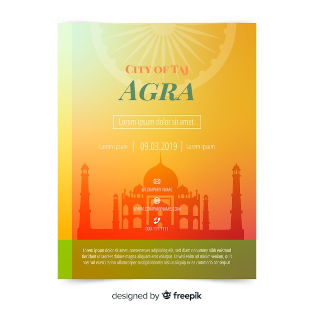 Agra flyer vorlage