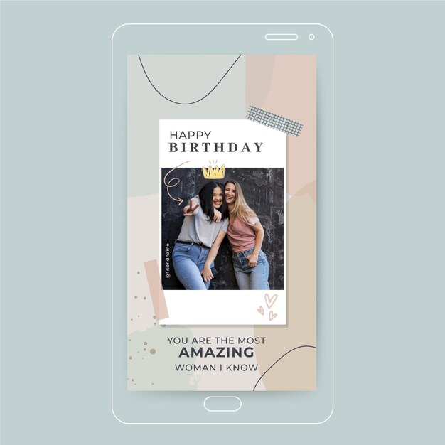 Bilder Happy Birthday Instagram Story Gratis Vektoren Fotos Und Psds