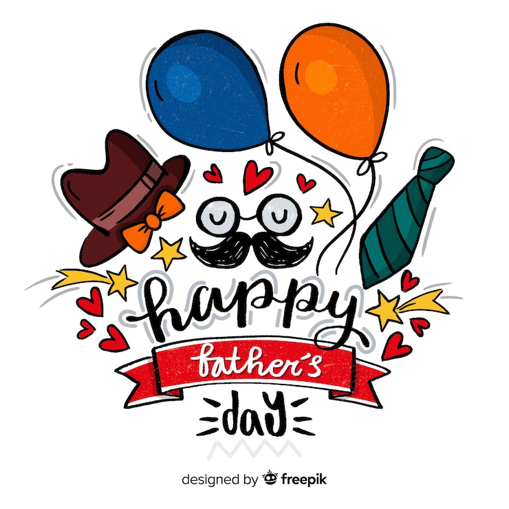 Kostenlose Vektor alles gute zum vatertag