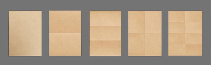 Kostenlose Vektor altes kraftpapier mit braunem grunge-pergament