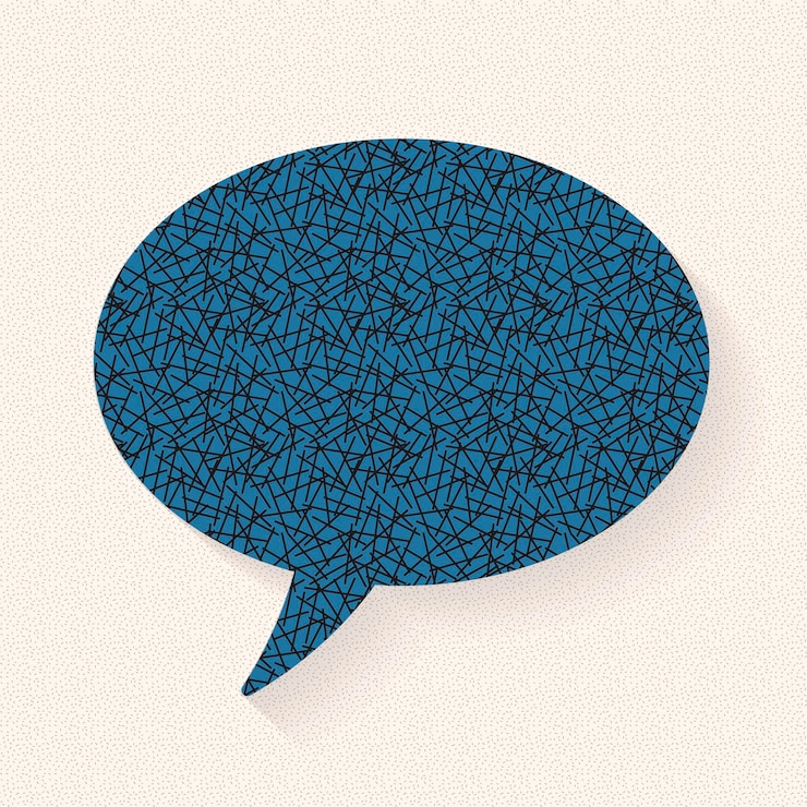 Kostenlose Vektor ankündigungsspracheblasenvektordesign, papiermusterdesign