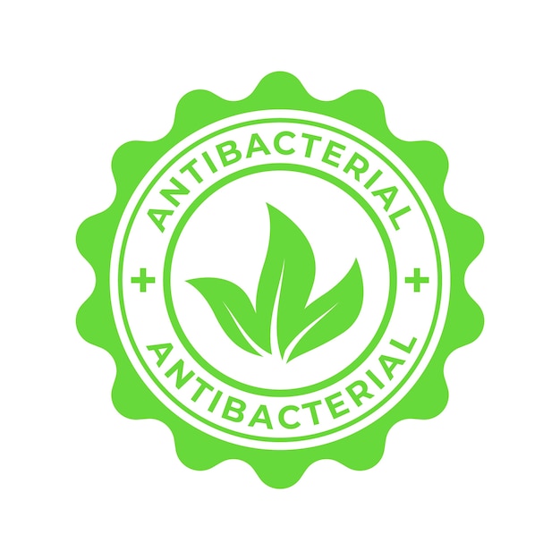 Kostenloser Vektor antibakterielles logo