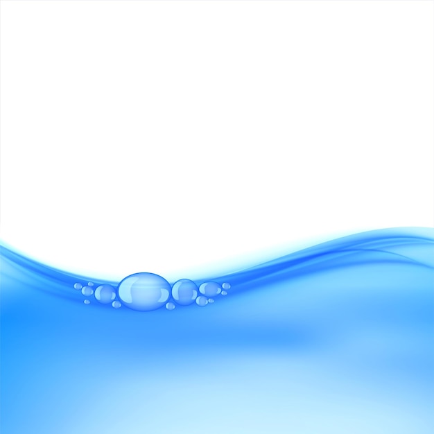Aquablauer Wasserblasenhintergrund