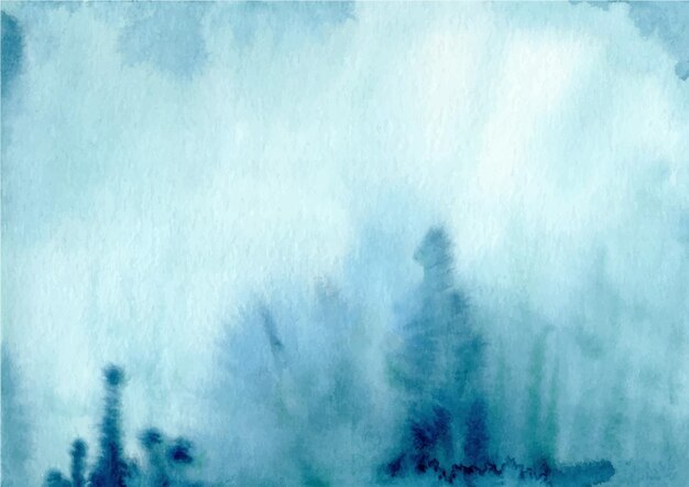 Aquarell blauer abstrakter Texturhintergrund