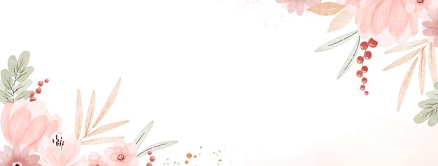 Aquarell Boho Facebook-Cover