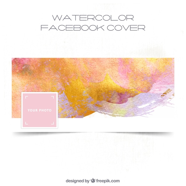 Aquarell facebook abdeckung