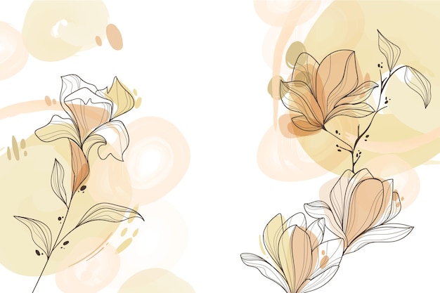 Aquarell floral background
