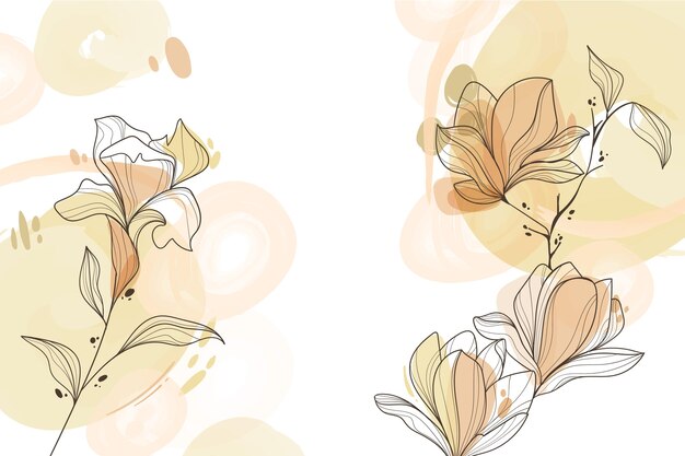 Aquarell floral background