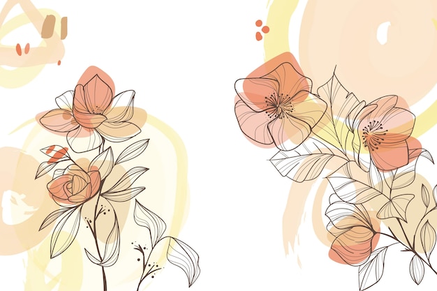Aquarell floral background