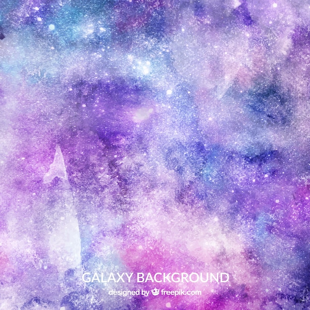 Aquarell Galaxie Hintergrund