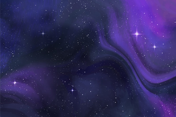 Kostenlose Vektor aquarell galaxie hintergrund