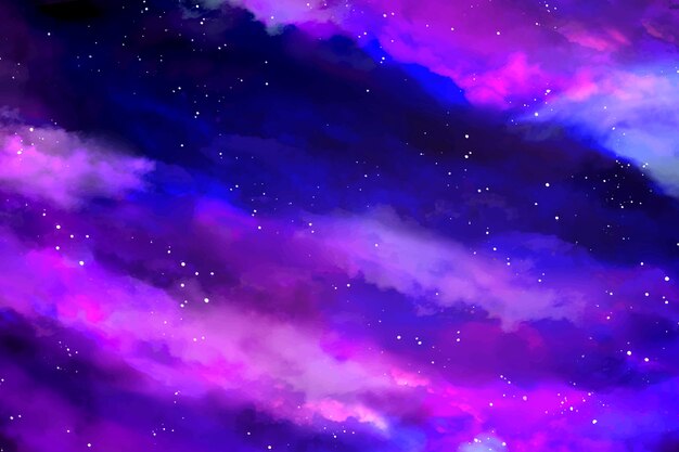 Aquarell Galaxie Hintergrund