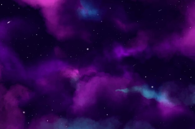 Aquarell Galaxie Hintergrund