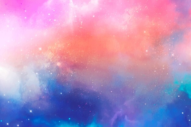 Aquarell Galaxie Hintergrund