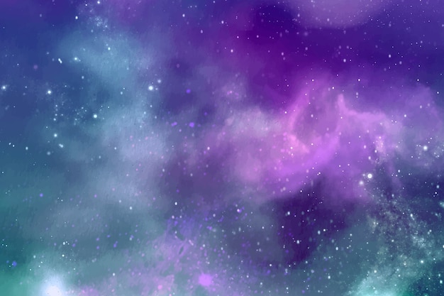 Aquarell Galaxie Hintergrund