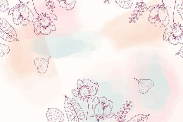 Aquarell handgezeichneter Hintergrund