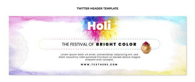 Aquarell-Holi-Twitch-Banner