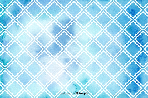 Aquarell Mosaik Diamant Fliese Hintergrund