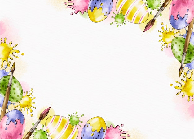 Aquarell Ostern Hintergrund