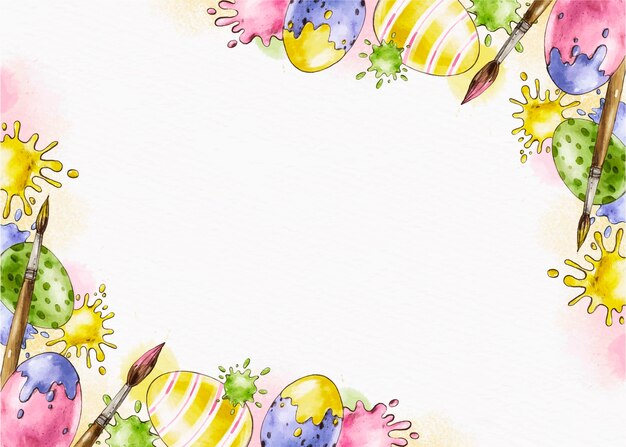 Aquarell Ostern Hintergrund