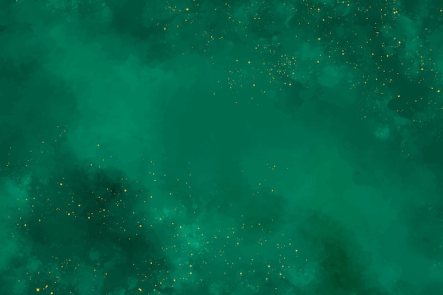 Aquarell smaragdgrüner Hintergrund