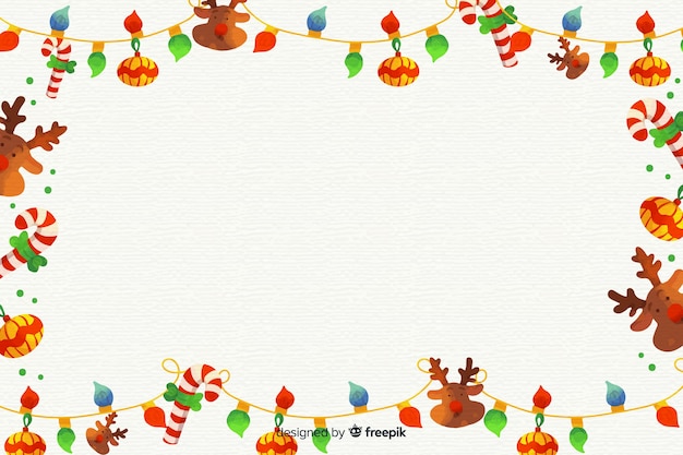 Aquarell weihnachten hintergrund