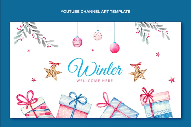Aquarell winter-youtube-kanal-kunst