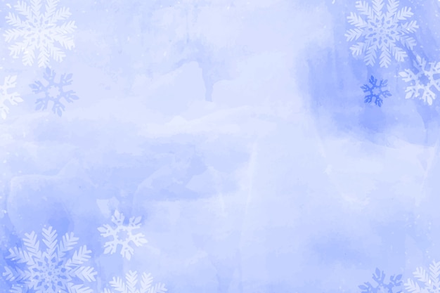 Aquarell Wintersaison Feier Hintergrund