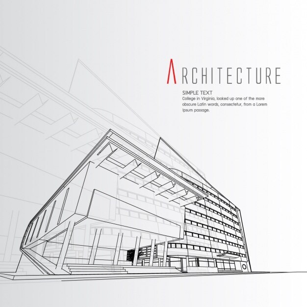 Architektur-Hintergrunddesign
